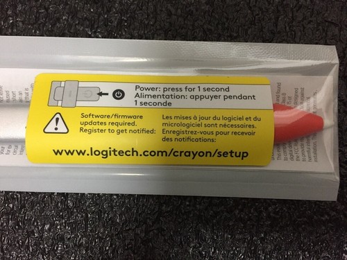 Logitech Crayon Logi Digital Pencil Stylus 914-000031 New Sealed - Picture 4 of 5