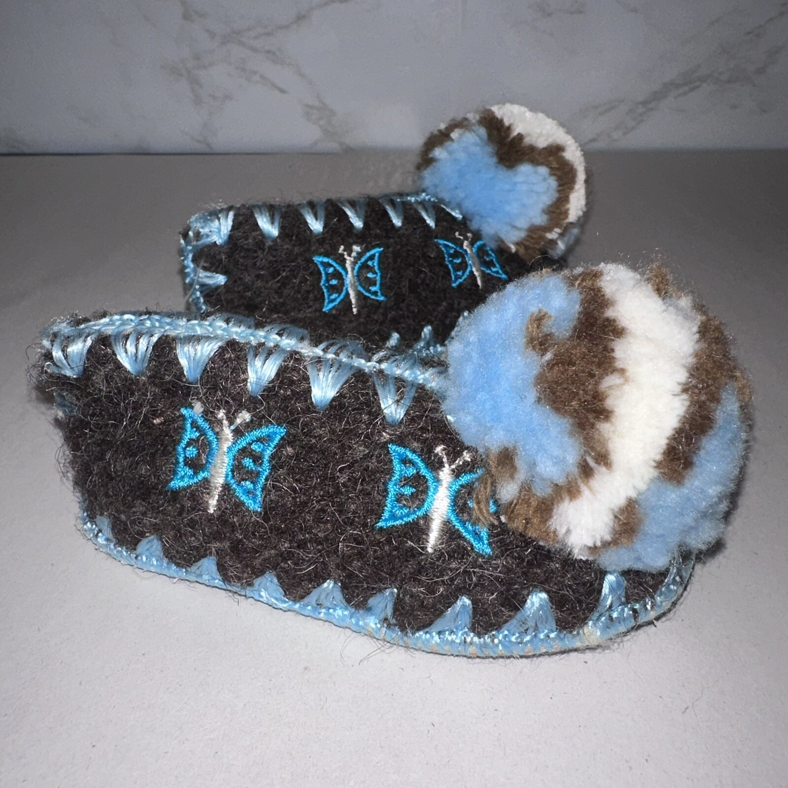 SAOLA K. Karagiannis pantofole tradizionali greche fatte a mano suola in pelle bambino