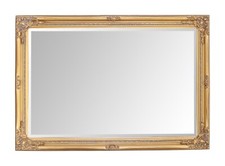 Select Mirrors Rhone Large Living Room Wall Mirror - 70x100cm Antique Gold