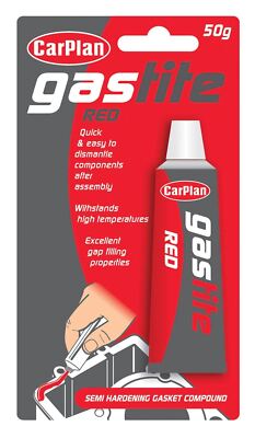 CarPlan GRG050 Gastitdichtung & Fugenmasse halbhärtend 50gm - rot