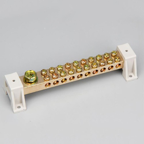 8/10/15 Hole 12*18MM Zero Grounding Row Copper Bar Terminal Power Distribution - Picture 5 of 11