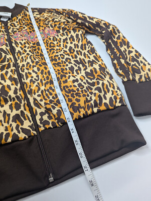 Adidas Jeremy Scott Leopard Sequin Track Jacket Originals Size