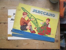 meccano outfit number 4 manual toys and games vintage