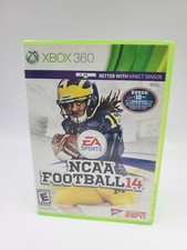 NCAA Football 14 Microsoft Xbox 360, 2013 CASE ONLY  NO MANUAL FREE SHIPPING 