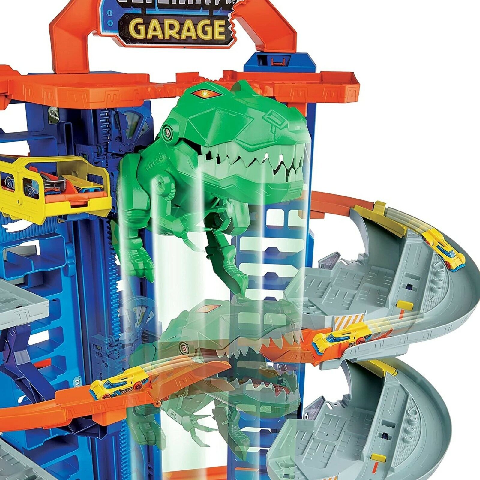 Hot Wheels City Robo T Rex Ultimate Garage – Square Imports