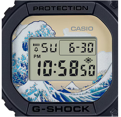 CASIO G-SHOCK DW-5600KHK24-1JR Hokusai Thirty-six Views of Mt Fuji 