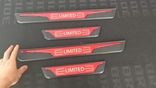 4x Car Door Sill Scuff Cover Plate Protector For Jeep Grand Cherokee Accessories 4x Car Door Sill Scuff Cover Plate Protector For Jeep Grand Cherokee Accessories