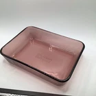 Vintage Pyrex Corning Cranberry 3 Cup Baking Dish #7210 750 mL USA
