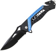 Smith  Wesson SW608BLS 8.5in High Carbon S.S. Folding Knife with 3.4in Serrated