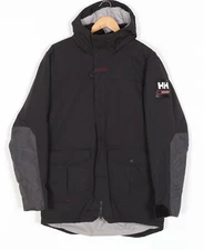 HELLY HANSEN Urban Parka Jacket Men Size M Hooded Insulated Waterproof MJ4395