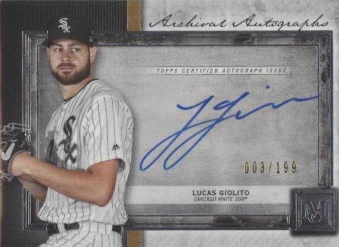 2020 Topps Museum Collection - Lucas Giolito #AA-LG - 1 of 1