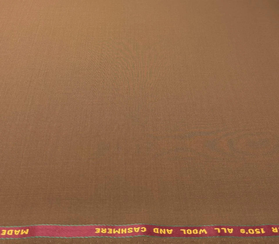 Brown Super 150s Wool & Cashmere Fabric Suiting Jackets Thobes , 3.50m x 1.50m - Image 2 of 4