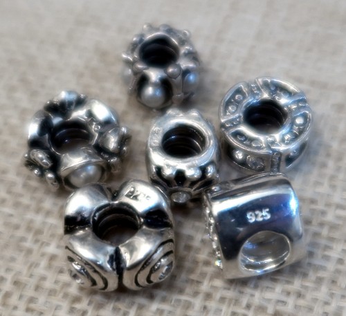 925 ECHT SILBER *** Charm Bead Armband-Modul Anhänger - Picture 4 of 11
