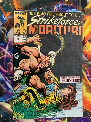 Strikeforce: Morituri #19 June 1988 Marvel Comic Book 