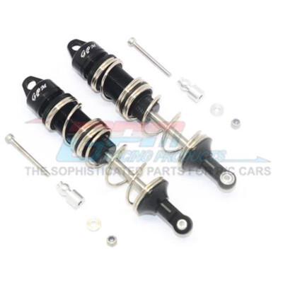 GPM Aluminum Front Double Section Spring Dampers 105mm Black : TALION 6S BLX