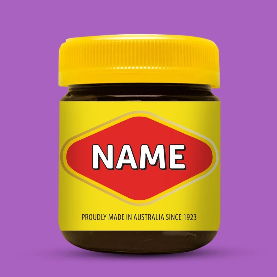 Personalised Vegemite Label - 380g Vegemite Jar! - image 1 of 2