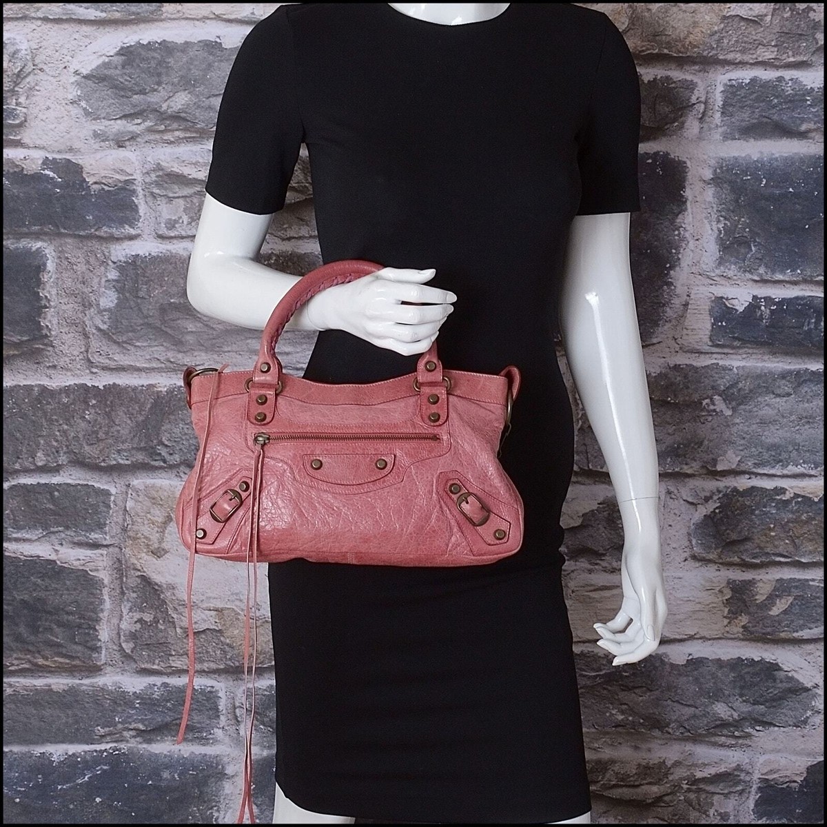RDC14130 Authentic BALENCIAGA Vintage '04 Pink Chevre RDC14130 Authentic BALENCIAGA Vintage '04 Pink Chevre