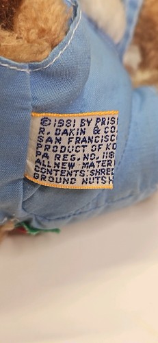 Vtg Dakin Priscilla Hillman 1981 Merry Mouse 10" Plush Toy Blue Suspender Shorts - Picture 9 of 14