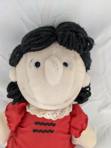 Peanuts Lucy Girl Plush Doll 15 Inch 1963 Determined Production Stuffed Toy - Picture 2 of 12