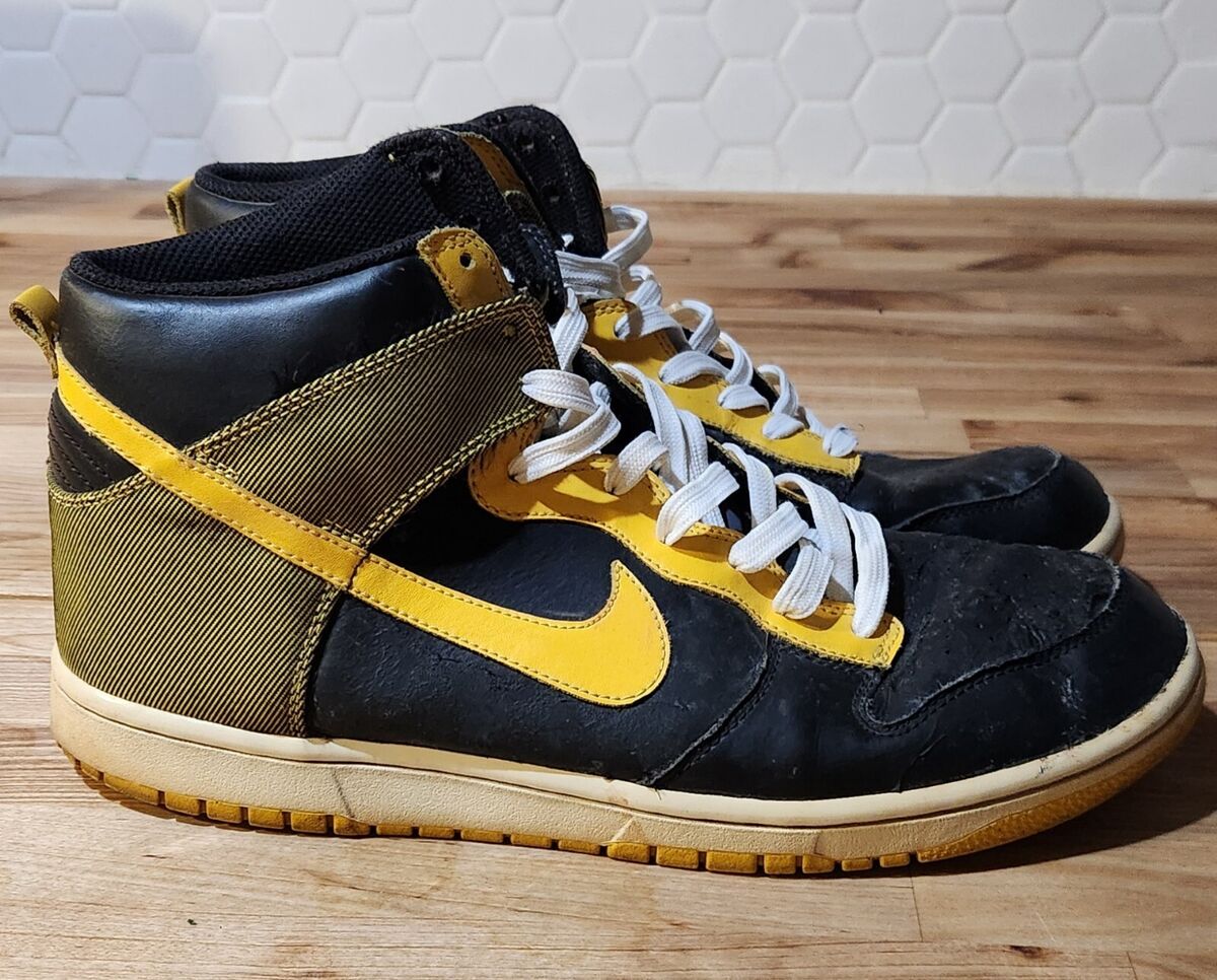 Nike Dunk High North Mens Size 10 Black Varsity Maize Yellow Nike Dunk High North Mens Size 10 Black Varsity Maize Yellow
