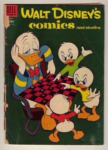 Walt Disney Comics & Stories #175 - 1955 Dell - Carl Barks art - Good (2.0) - 第 1/1 張圖片