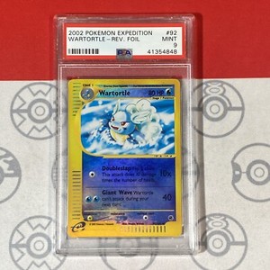 PSA 9 Wartortle 92/165 Reverse Holo 2002 Pokemon Expedition 41354848