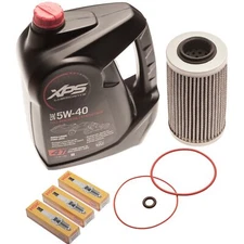 Sea Doo 300HP Oil Change Kit W/ Filter O Rings & Spark Plugs RXPX RXTX GTX 300