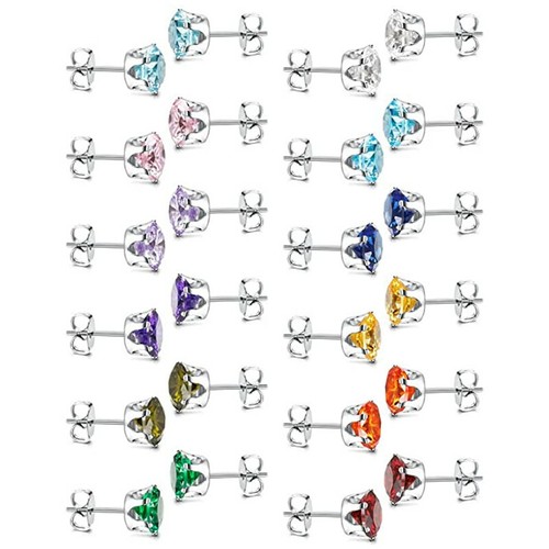 Cute 925 Silver Plated Star Stud Earrings For Women - Perfect For Parties & Gifts