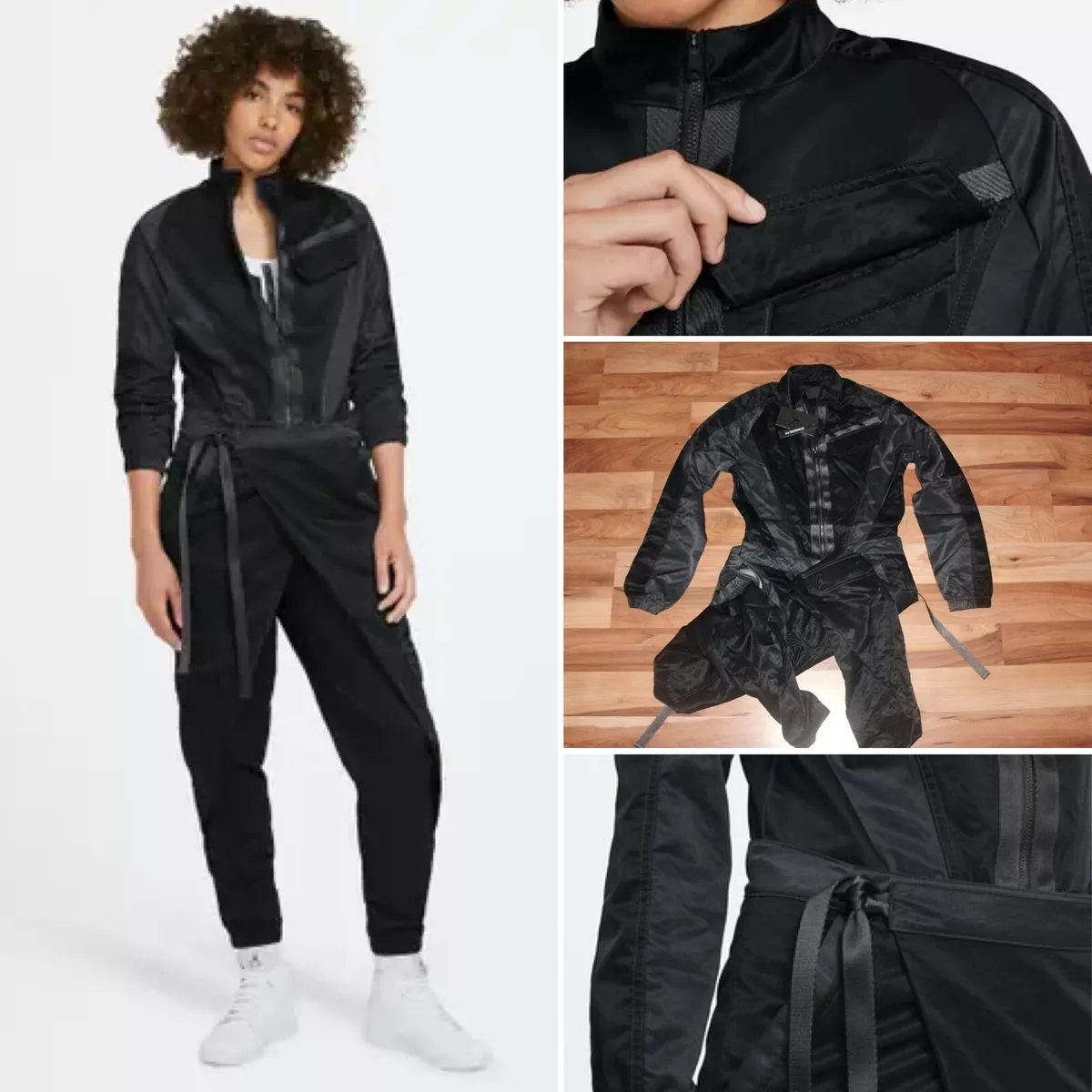 NWT Nike Air Jordan TRACKSUIT Dress Flightsuit Jumpsuit Women's DA1517 010  XS