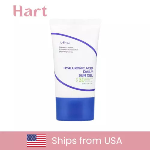[US SELLER] ISNTREE Hyaluronic Acid Daily Sun Gel 50ml (+Free Samples)