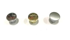 Pomo Pomello Pomolino Ø 24 mm in zama, per mobili - cucine - armadi -VARI COLORI