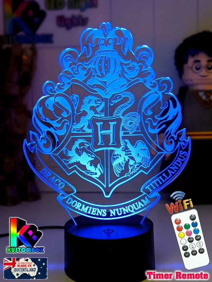Harry Potter Hogwarts 3D LED Battery USB Night Light 7 Colour Changing Room Lamp - image 3 of 4