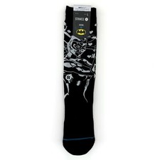 Stance Batman Harley Quinn Crew Socks Mens Large DC Comics Novelty Black