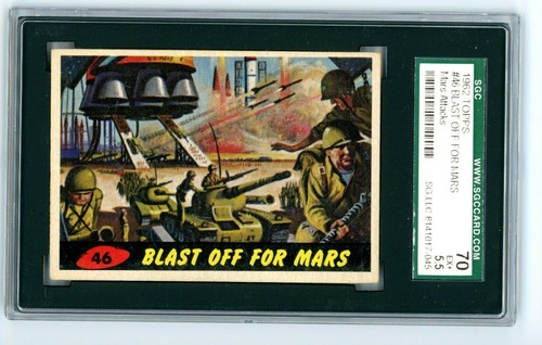 1962 Topps Mars Attacks #46 Blast Off for Mars — SGC (grade unconfirmed)