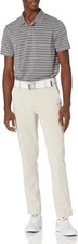 Essentials Men's Slim-Fit Stretch Golf Pant, Stone, 29W x 29L