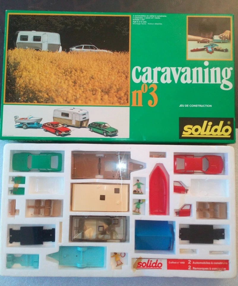 SOLIDO® 1/43  N° 449 CARAVANING n°3  Factory sealed.  - Photo 2/4