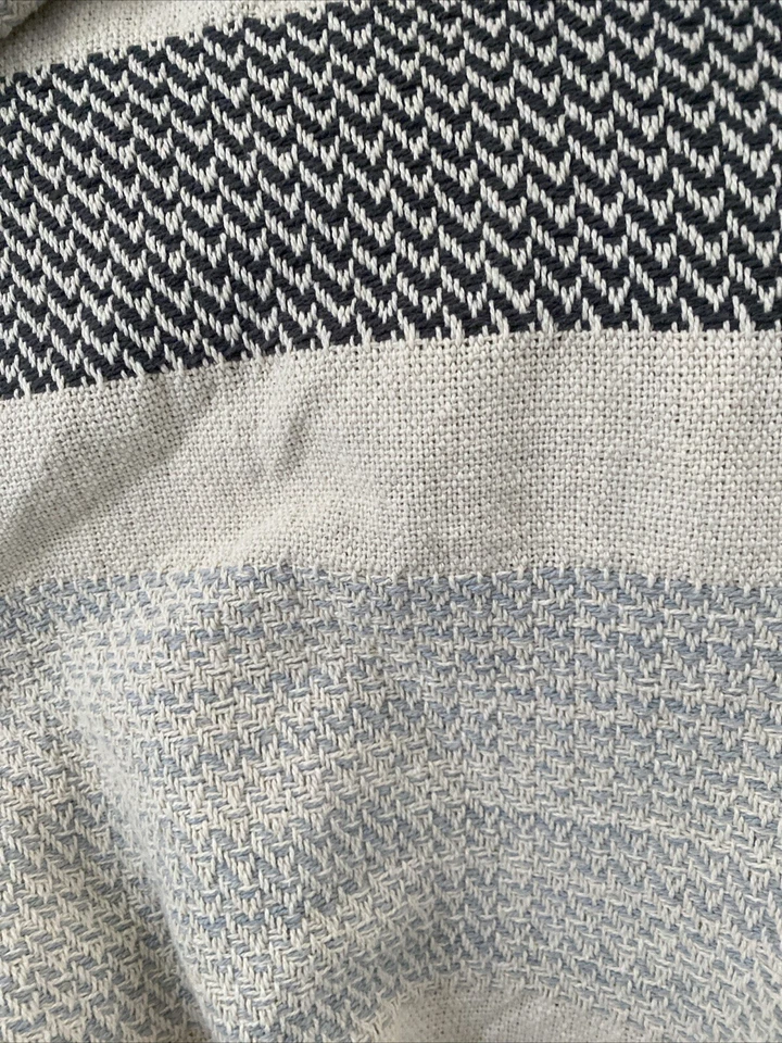 Manta Boho Celerie Kemble Tejida Texturizada con Borlas 50 x 60 Foto 3 de 4