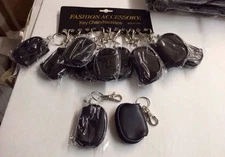 12 faux Leather Key Chain change purse Key Fob Coin Holder. Wholesale #6149 