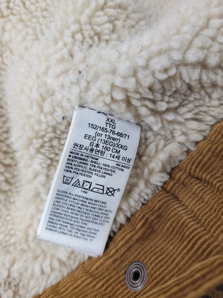 Gap Kids Sherpa Denim Jacket Sz. XxL - Image 4 of 4