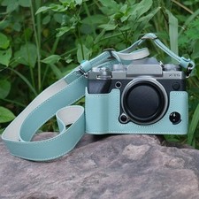 Camera Bag Leather Dock Case Base Protection Cover Shell For Fujifilm X-T5 XT5
