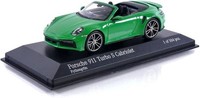Porsche 911 Turbo S Cabriolet 2020 Green Minichamps 1:43