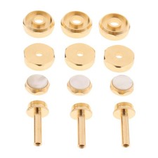 Gilded trumpet bowl Inlaid keys Connecting rods Brass
