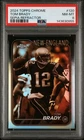 2024 TOPPS CHROME TOM BRADY #120 SEPIA REFRACTOR PSA 8