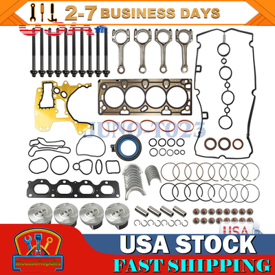 #ad #ad Engine Rebuild For 12 17 Chevrolet Cruze 1.8L Gasket Piston Bearing Con Rod Set $183.00