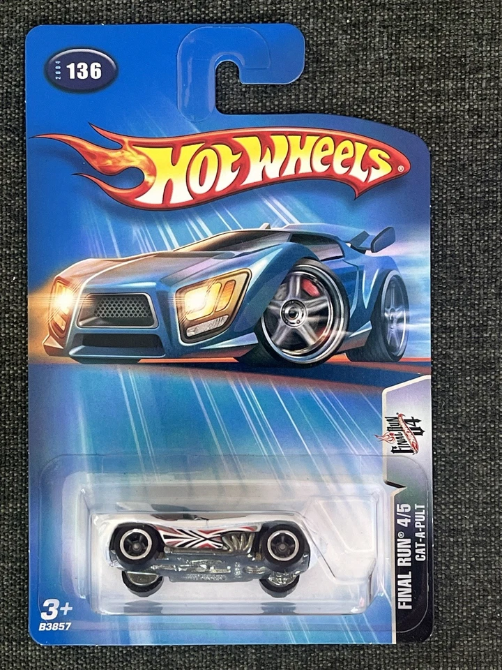Hot Wheels 2004 Final Run Series (2): #134 Ferrari 308 & #136 Cat-A-Pult - NIP! - Image 2 of 4