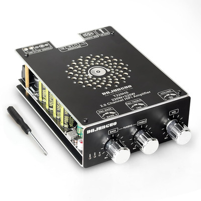 T220HS 220W+220W Power Amplifier Board with Subwoofer 2.0 Channel, 12V-36V Audio
