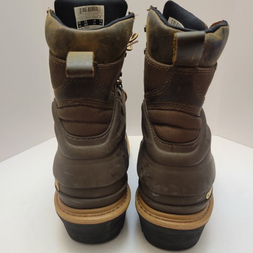 Carhartt Arbeitsstiefel Herren Größe 10,5 braun Holzfäller 8" isoliert wasserdicht weiche Spitze - Bild 7 von 11