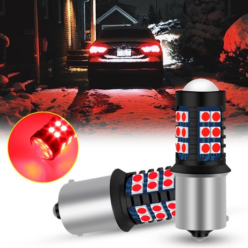 2x Fits VW Golf MK4 2003-2009 Bright Red Led Rear Stop Brake Light Bulbs 12v - Picture 1 of 10