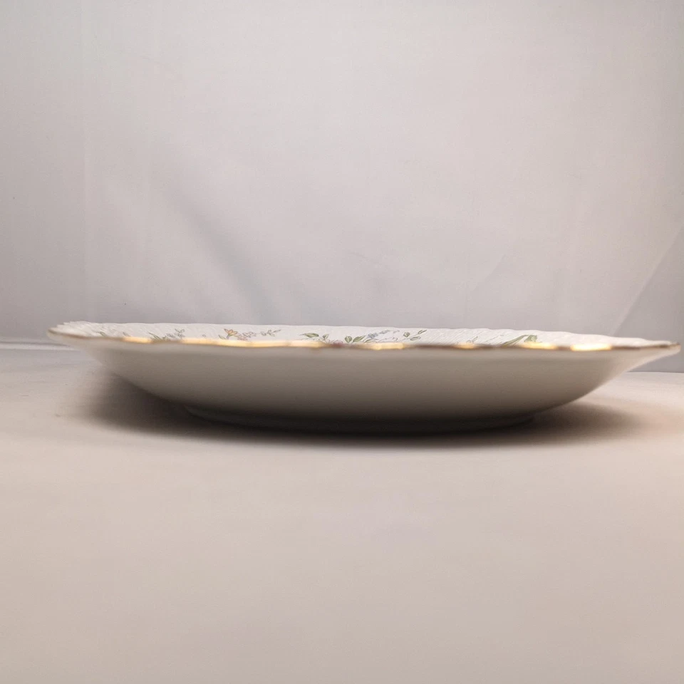 Corona Fine China Oblonga Floral Repl. Bandeja para servir sándwiches 12x7" de colección Foto 4 de 4