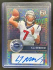 2023 Pro Set Pure C.J. Stroud Platinum Auto Holo Sparkle Gold Spectrum RC #1/1